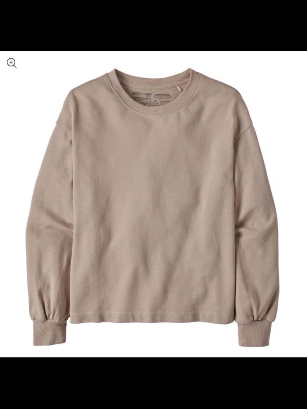 Patagonia Women's Regenerative Organic Certified™ Cotton Essential Pullover Sz M